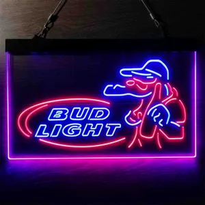 Bud Light Alligator Neon-Like LED Sign