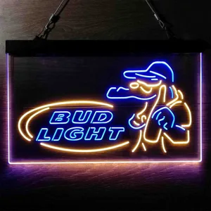 Bud Light Alligator Neon-Like LED Sign