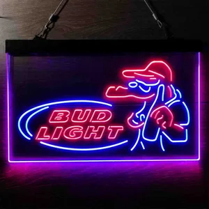 Bud Light Alligator Neon-Like LED Sign
