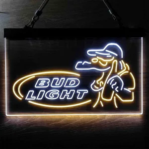 Bud Light Alligator Neon-Like LED Sign