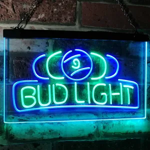 Bud Light Billiards Neon-Like LED Sign