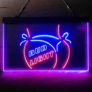 Bud Light Butt Neon-Like LED Sign