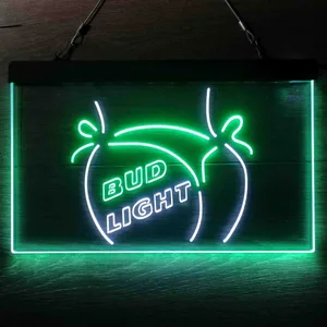 Bud Light Butt Neon-Like LED Sign