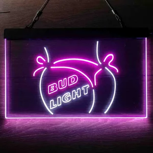 Bud Light Butt Neon-Like LED Sign