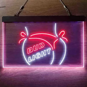 Bud Light Butt Neon-Like LED Sign