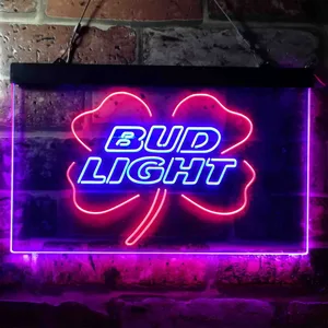Bud Light Clover Neon-Like LED Sign