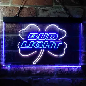 Bud Light Clover Neon-Like LED Sign