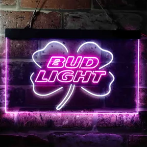 Bud Light Clover Neon-Like LED Sign