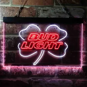 Bud Light Clover Neon-Like LED Sign