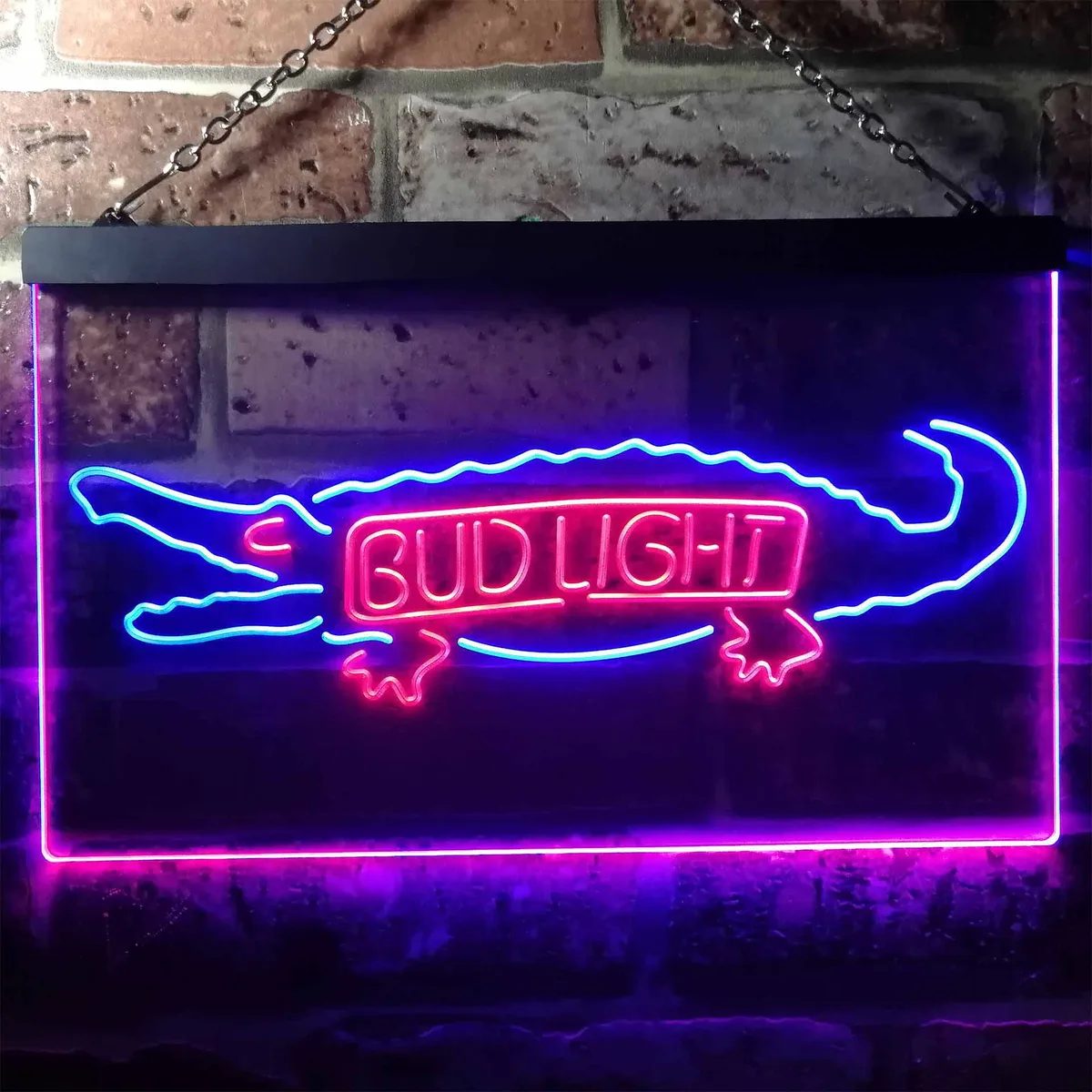 Bud Light Crocodile Neon-Like LED Sign