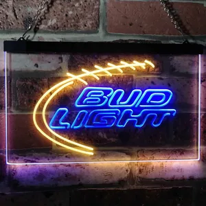 Bud Light Football Neon-Like LED Sign