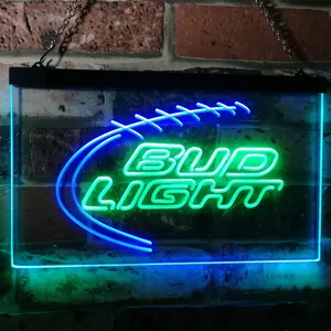 Bud Light Football Neon-Like LED Sign
