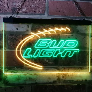 Bud Light Football Neon-Like LED Sign