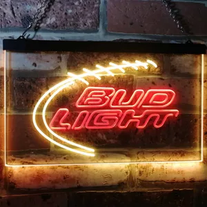 Bud Light Football Neon-Like LED Sign
