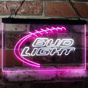 Bud Light Football Neon-Like LED Sign