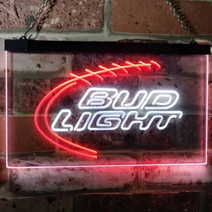 Bud Light Football Neon-Like LED Sign