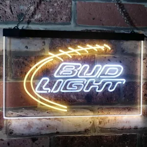 Bud Light Football Neon-Like LED Sign