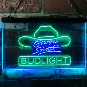 Bud Light George Strait Neon-Like LED Sign