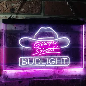 Bud Light George Strait Neon-Like LED Sign