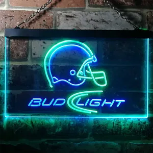 Bud Light Helmet Neon-Like LED Sign