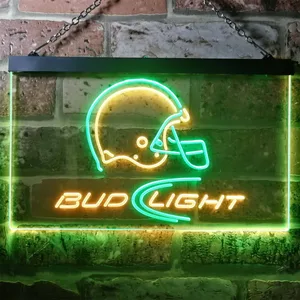 Bud Light Helmet Neon-Like LED Sign