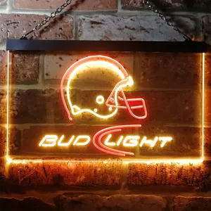 Bud Light Helmet Neon-Like LED Sign