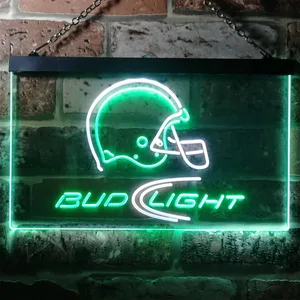 Bud Light Helmet Neon-Like LED Sign