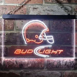Bud Light Helmet Neon-Like LED Sign