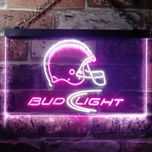 Bud Light Helmet Neon-Like LED Sign