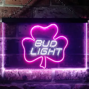 Bud Light Leaf 1 Neon-Like LED Sign
