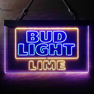Bud Light Lime Logo Neon-Like LED Sign