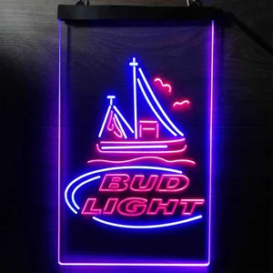 Bud Light Sailboat Neon-Like LED Sign