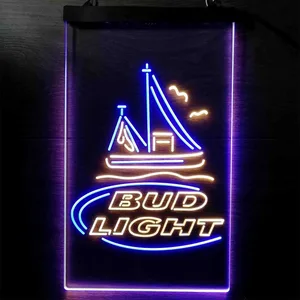 Bud Light Sailboat Neon-Like LED Sign