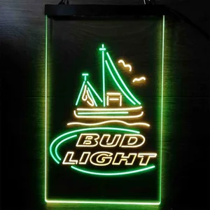 Bud Light Sailboat Neon-Like LED Sign