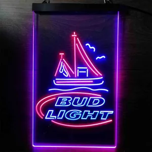 Bud Light Sailboat Neon-Like LED Sign
