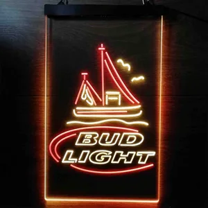 Bud Light Sailboat Neon-Like LED Sign