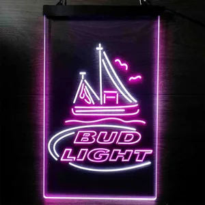 Bud Light Sailboat Neon-Like LED Sign