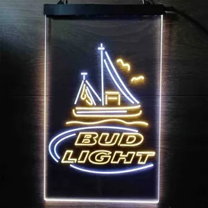 Bud Light Sailboat Neon-Like LED Sign