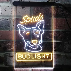 Bud Light Spuds Dog Neon-Like LED Sign