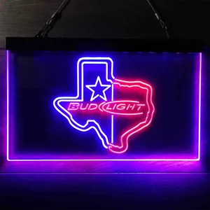 Bud Light Star Neon-Like LED Sign