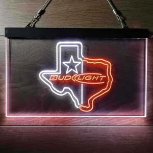 Bud Light Star Neon-Like LED Sign