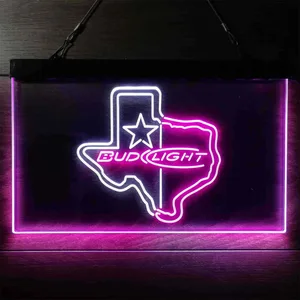 Bud Light Star Neon-Like LED Sign