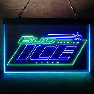 Bud Premium Ice Lager Neon-Like LED Sign