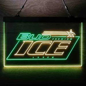 Bud Premium Ice Lager Neon-Like LED Sign