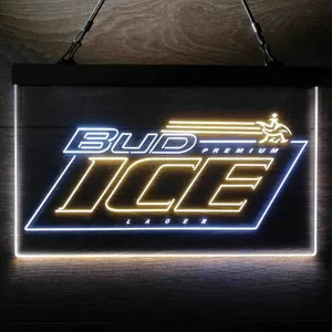 Bud Premium Ice Lager Neon-Like LED Sign