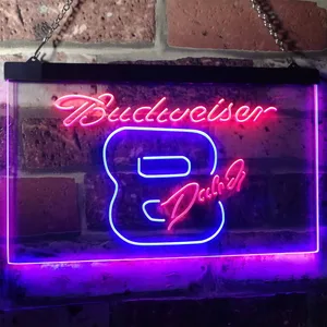 Budweiser 8 Dale Jr. Neon-Like LED Sign