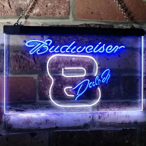 Budweiser 8 Dale Jr. Neon-Like LED Sign