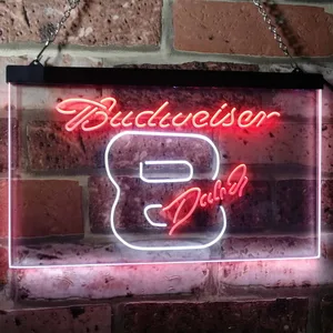 Budweiser 8 Dale Jr. Neon-Like LED Sign