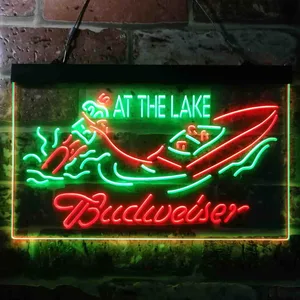 Budweiser At The Lake Neon-Like LED Sign