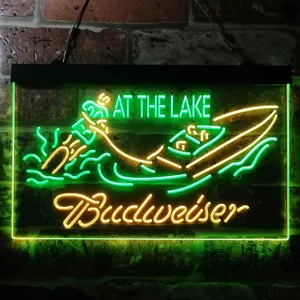 Budweiser At The Lake Neon-Like LED Sign